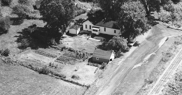 Vintage Aerial photo from 1973 in Peoria County, IL