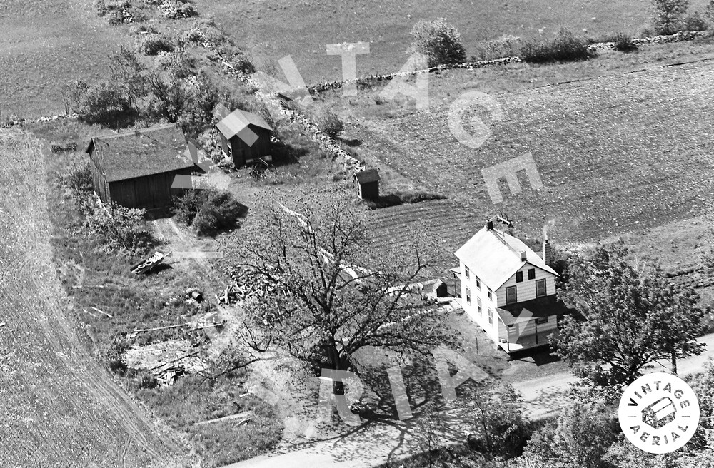 Vintage Aerial Pennsylvania Luzerne County 1963 12CLU33