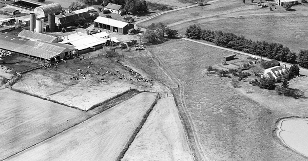 Vintage Aerial photo from -1986 in Fauquier County, VA