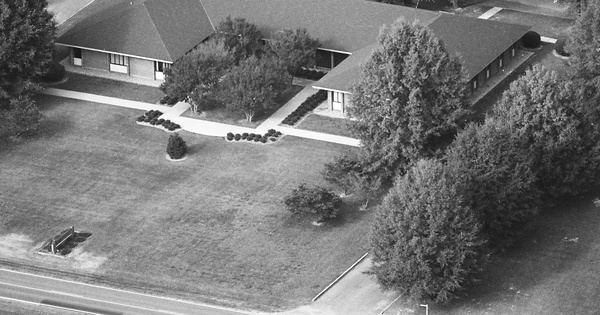 Vintage Aerial photo from 1990 in Lancaster County, VA
