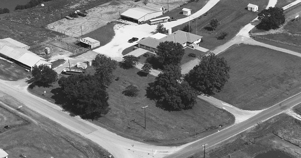 Vintage Aerial photo from 1990 in Hopkins County, TX