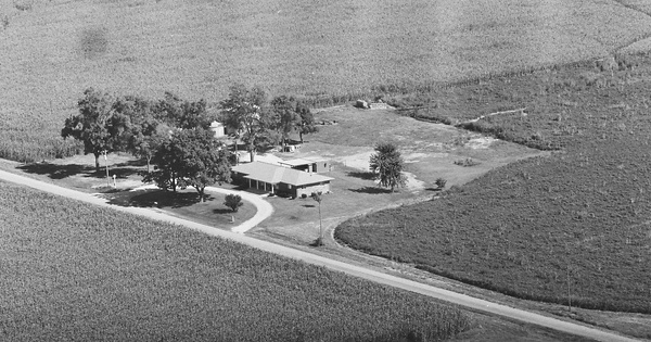 Vintage Aerial photo from 1981 in Mason County, IL