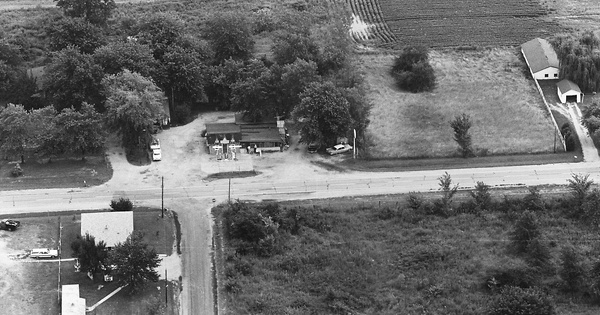 Vintage Aerial photo from 1967 in Montgomery County, IL