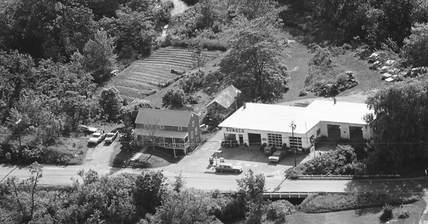 Vintage Aerial photo from -1986 in Columbia County, NY