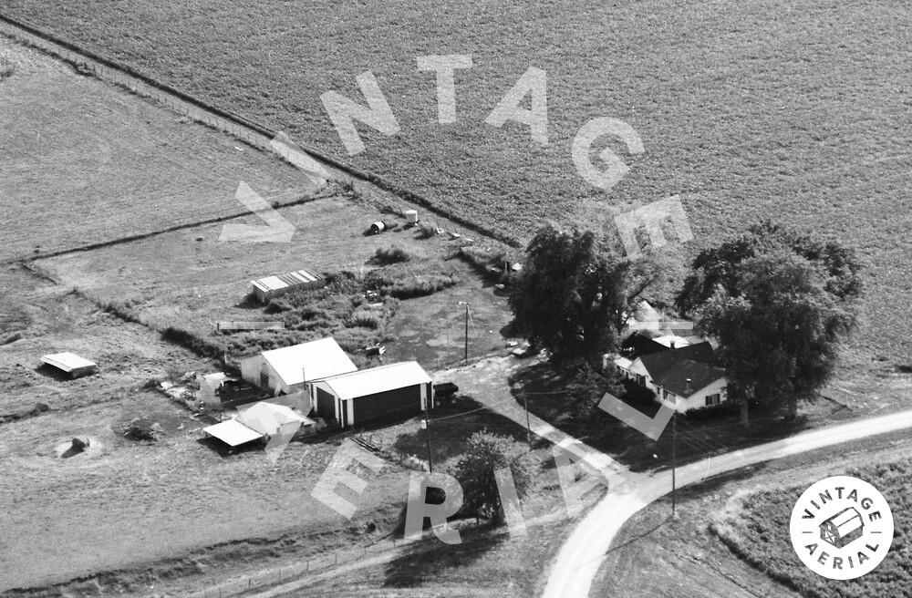 Vintage Aerial Missouri Clark County 1991 18QCL5