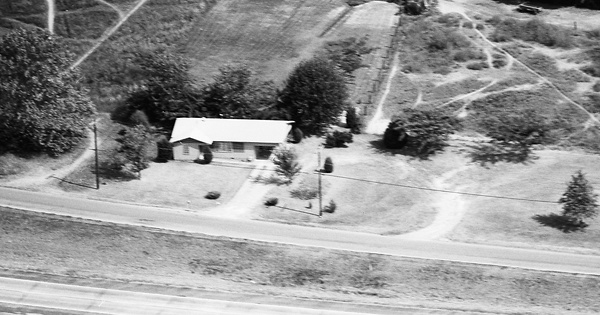 Vintage Aerial photo from 1976 in Stoddard County, MO