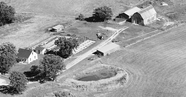 Vintage Aerial photo from 1987 in Maries County, MO