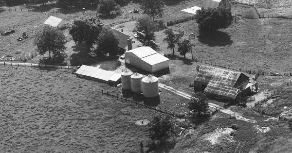 Vintage Aerial photo from 1984 in Perry County, MO