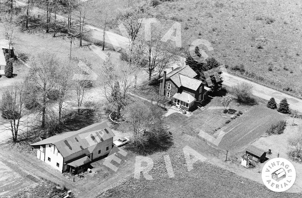 Vintage Aerial Pennsylvania Mercer County 1980 15PME5