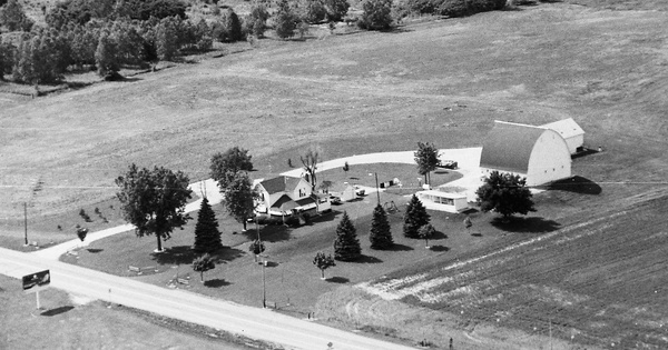 Vintage Aerial photo from 1992 in Delaware County, IN