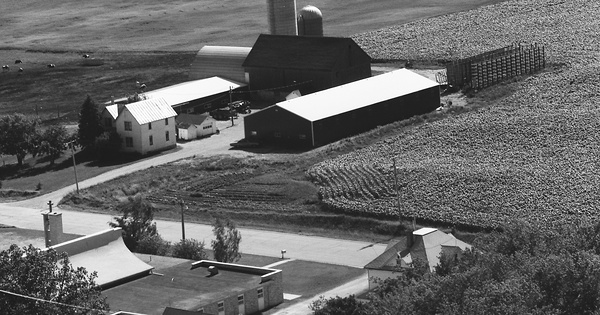 Vintage Aerial photo from 1977 in Outagamie County, WI