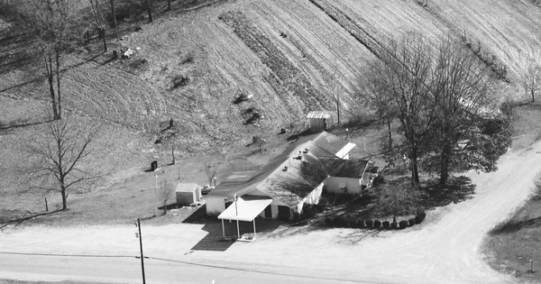 Vintage Aerial photo from 1987 in Cleburne County, AL