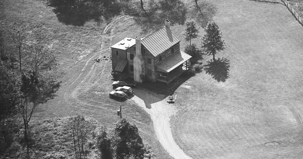 Vintage Aerial photo from 1988 in Albemarle County, VA