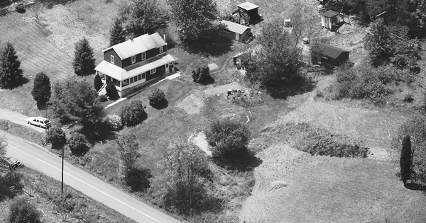 Vintage Aerial photo from 1986 in Mineral County, WV
