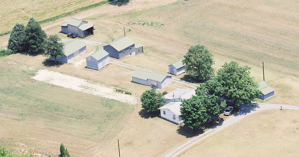 Vintage Aerial photo from 2002 in Davidson County, NC