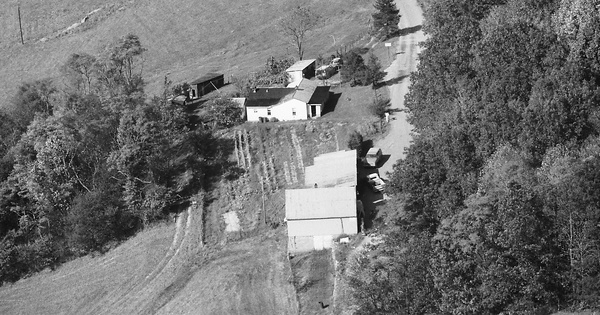 Vintage Aerial photo from 1985 in Barbour County, WV