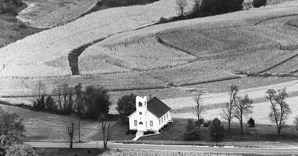 Vintage Aerial photo from 1972 in Baltimore County, MD