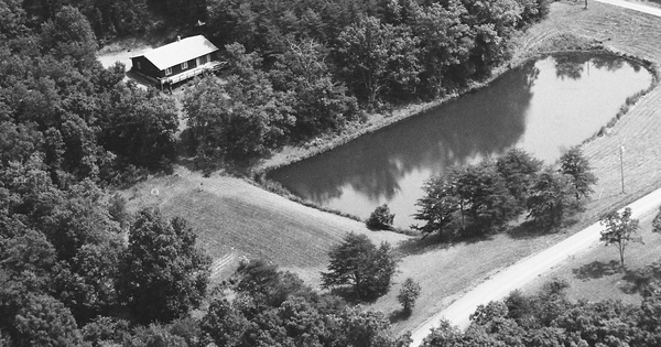 Vintage Aerial photo from 1992 in Morgan County, WV