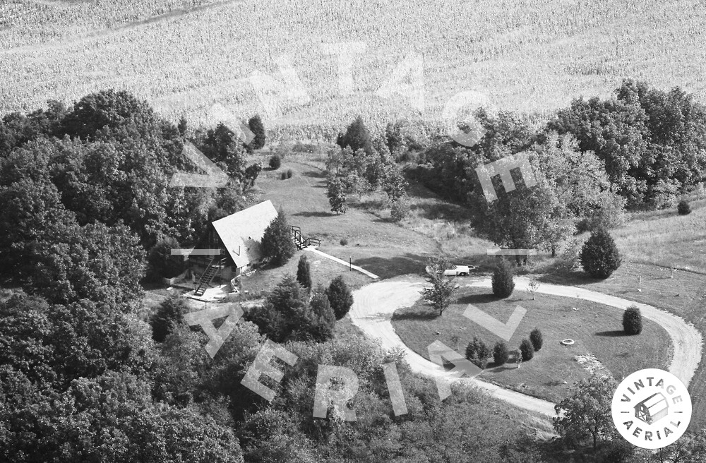Vintage Aerial Wisconsin Green Lake County 1976 41WGR29