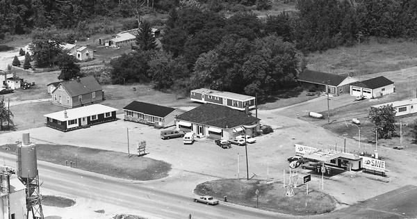 Vintage Aerial photo from 1976 in Columbia County, WI