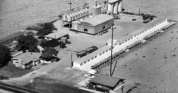 Vintage Aerial photo from 1967 in Monterey County, CA