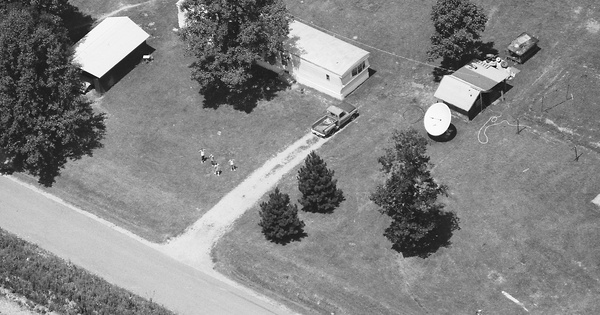 Vintage Aerial photo from 1987 in Boone County, WV