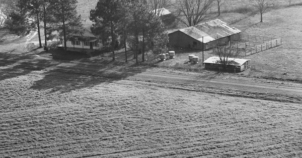 Vintage Aerial photo from 1982 in Dale County, AL