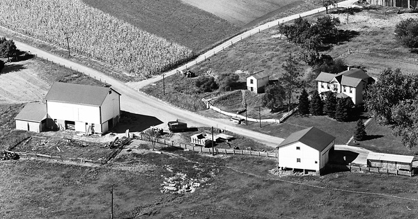 Vintage Aerial photo from 1971 in Washington County, PA