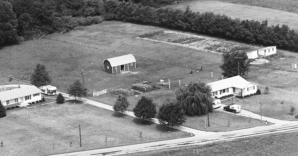 Vintage Aerial photo from 1974 in Huron County, OH