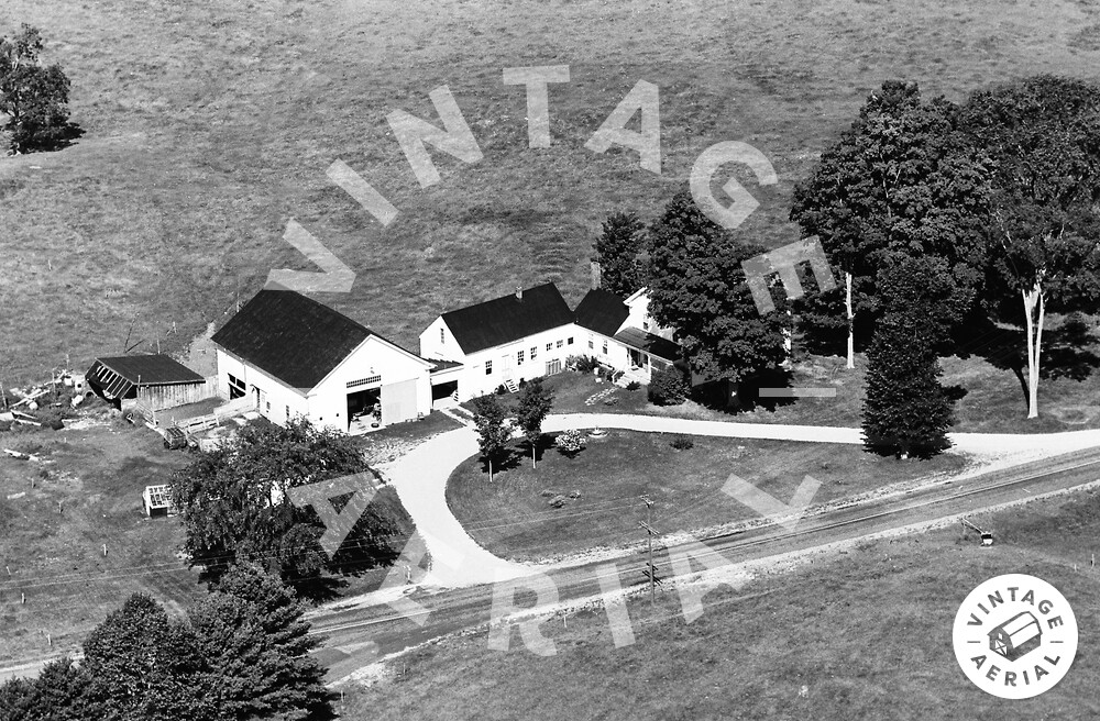 Vintage Aerial New Hampshire Strafford County 1964 51AST11
