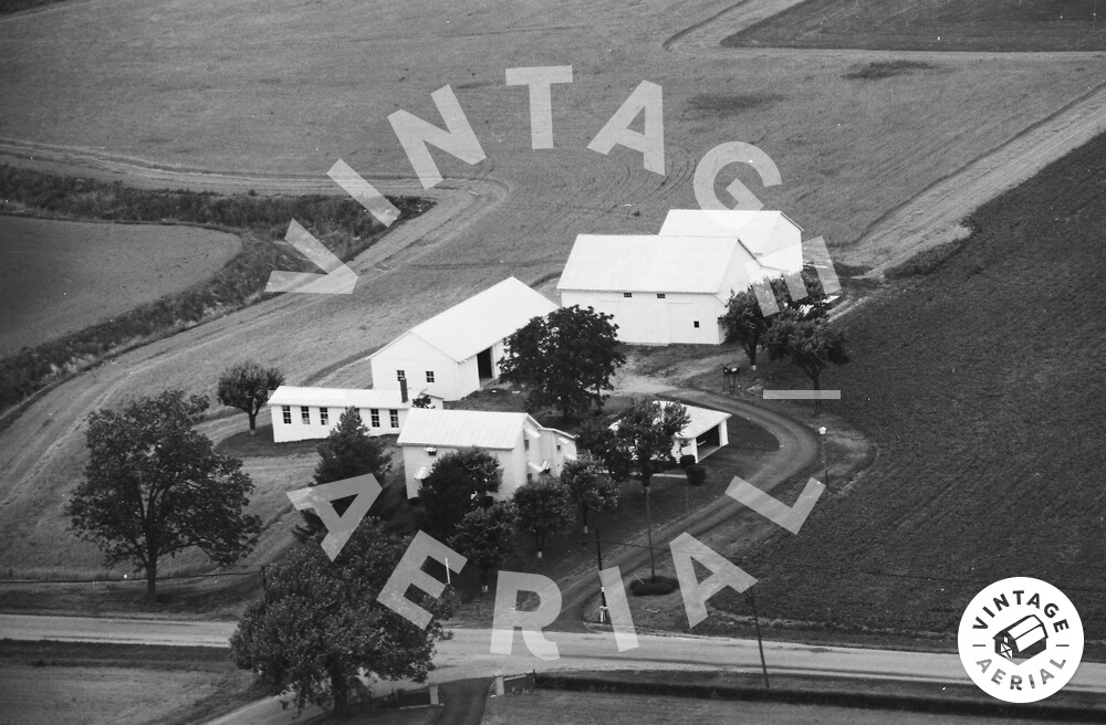 Vintage Aerial Ohio Darke County 1977 12FDA5