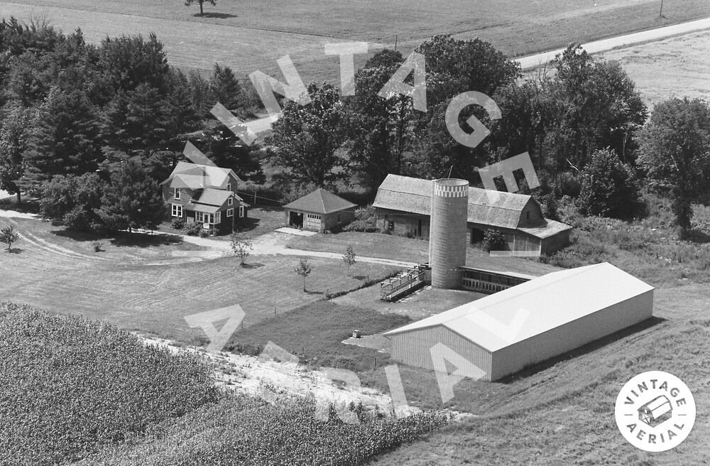 Vintage Aerial Wisconsin Clark County 1978 73JCL16