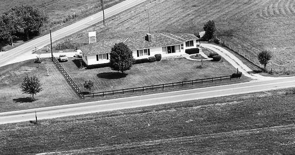 Vintage Aerial photo from 1969 in Fayette County, OH