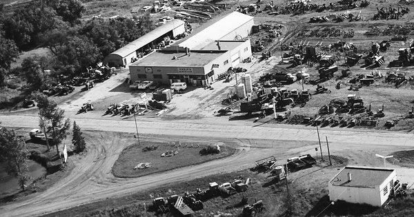 Vintage Aerial photo from 1969 in Brookings County, SD