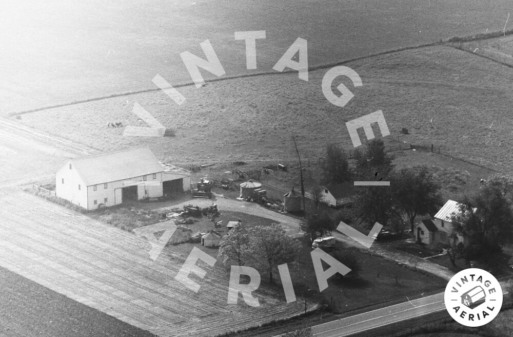 Vintage Aerial Ohio Logan County 1973 62NLO30