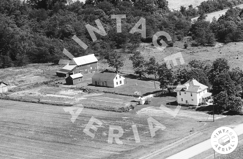 Vintage Aerial Ohio Morrow County 1973 14NMO12