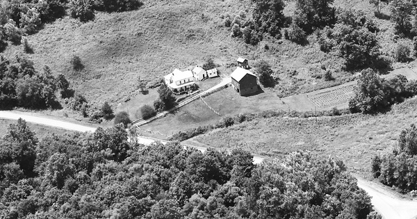 Vintage Aerial photo from 1986 in Monroe County, OH
