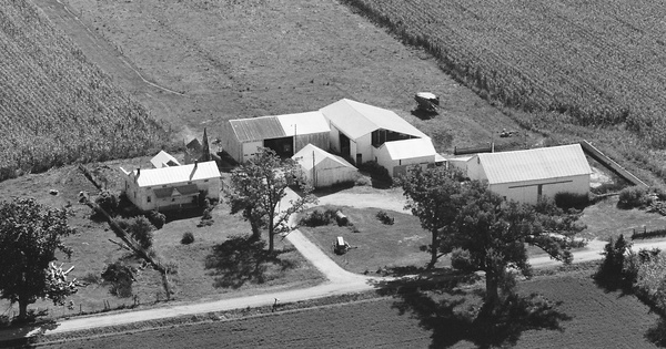 Vintage Aerial photo from 1995 in Seneca County, OH