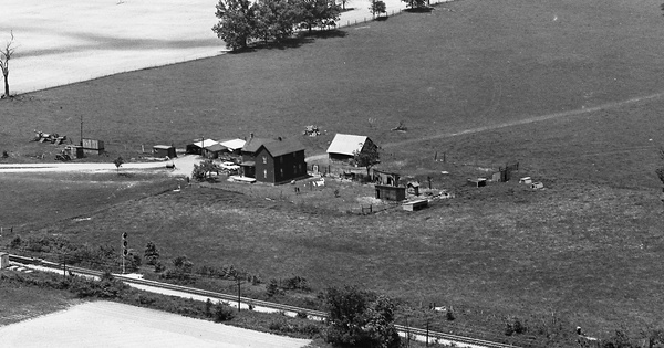 Vintage Aerial photo from 1964 in Madison County, OH
