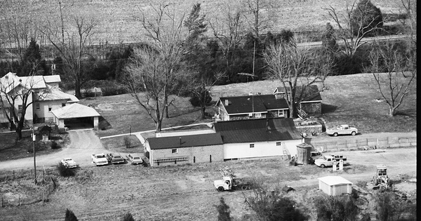 Vintage Aerial photo from 1983 in Albemarle County, VA