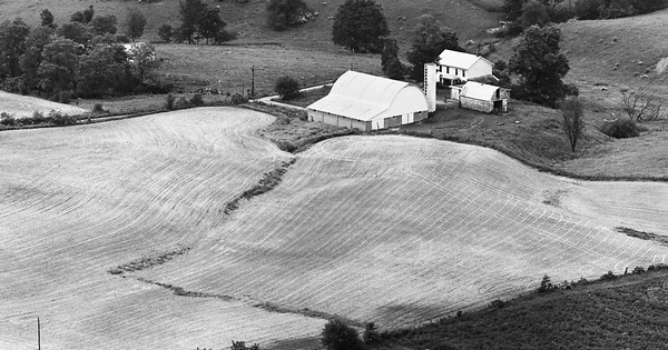 Vintage Aerial photo from 1973 in Wayne County, OH