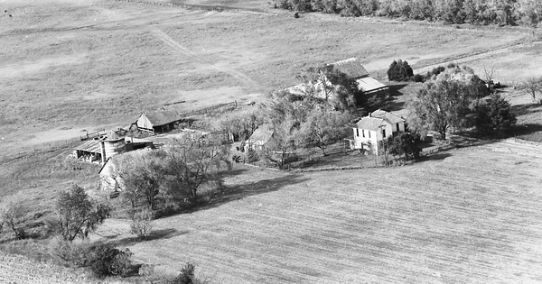 Vintage Aerial photo from 1973 in Nemaha County, KS