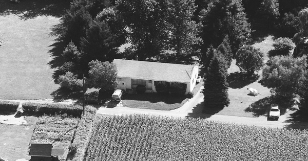 Vintage Aerial photo from 1985 in Warren County, NJ