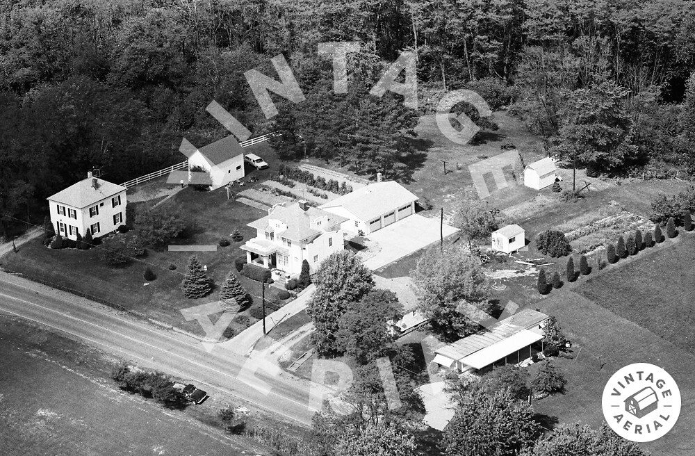 Vintage Aerial Ohio Belmont County 1982 37TBE13