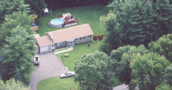 Vintage Aerial photo from 2001 in Dutchess County, NY