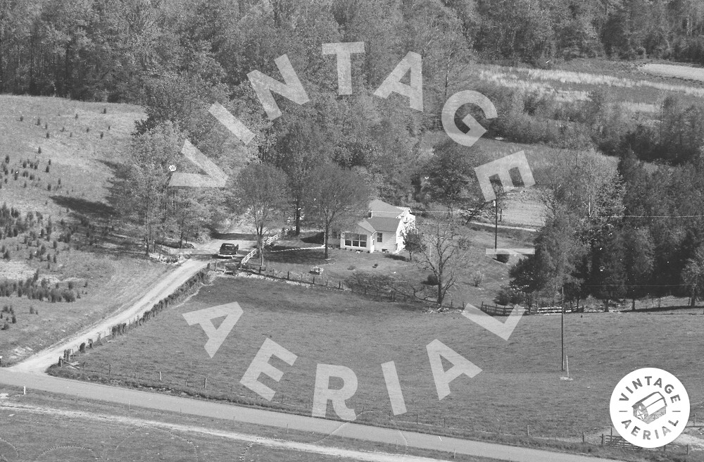 Vintage Aerial Virginia Fluvanna County 1983 18QFL19