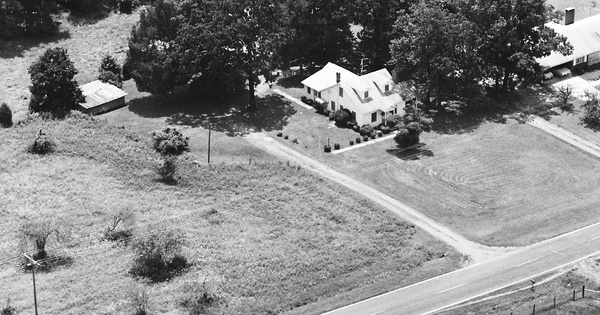 Vintage Aerial photo from 1982 in Alamance County, NC