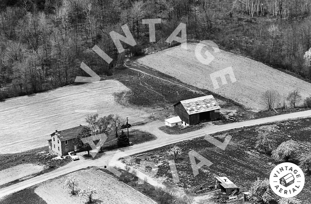 Vintage Aerial Pennsylvania Luzerne County 1963 6CLU16