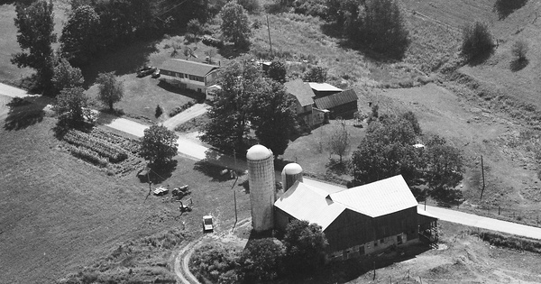 Vintage Aerial photo from 1989 in Lycoming County, PA