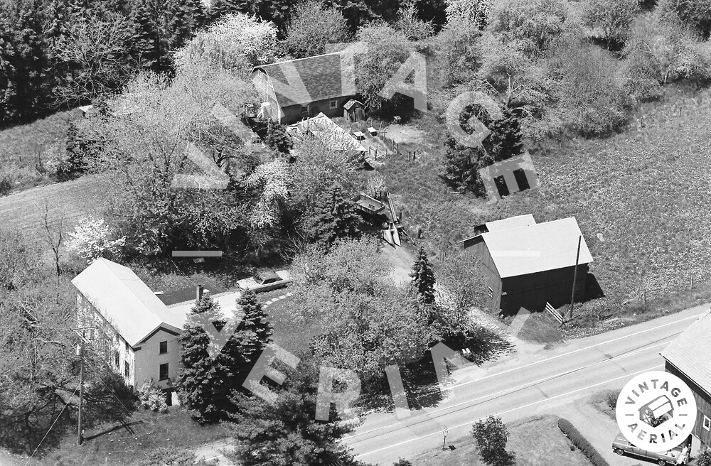 Vintage Aerial Pennsylvania Mercer County 1980 14PME1